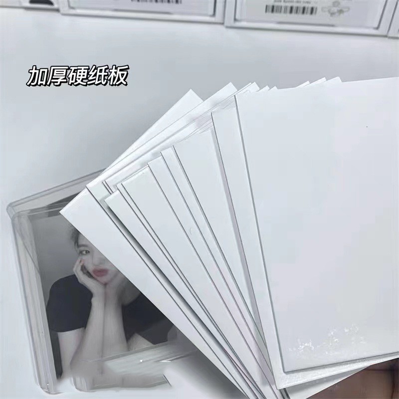 Picture of Spot white cardboard card protection special a7 small card packaging thick cardboard 1.5mm Super cardboard