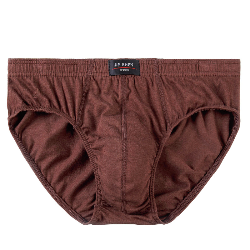 Picture of Factory wholesale middle-aged cotton underwear men's underwear breathable briefs large size fat guy waist underwear head