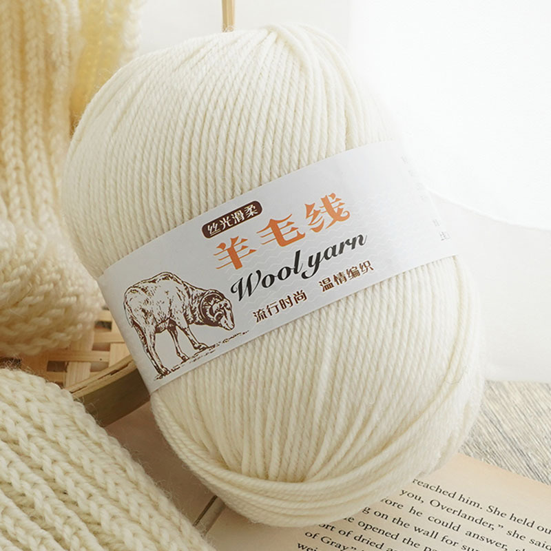 Wool Thread Medium Thick Wool Thread 290 Wool Thread Acrylic Blended Hand Knitted Yarn Wholesale Wool Thread 4 Strands Wool Thread