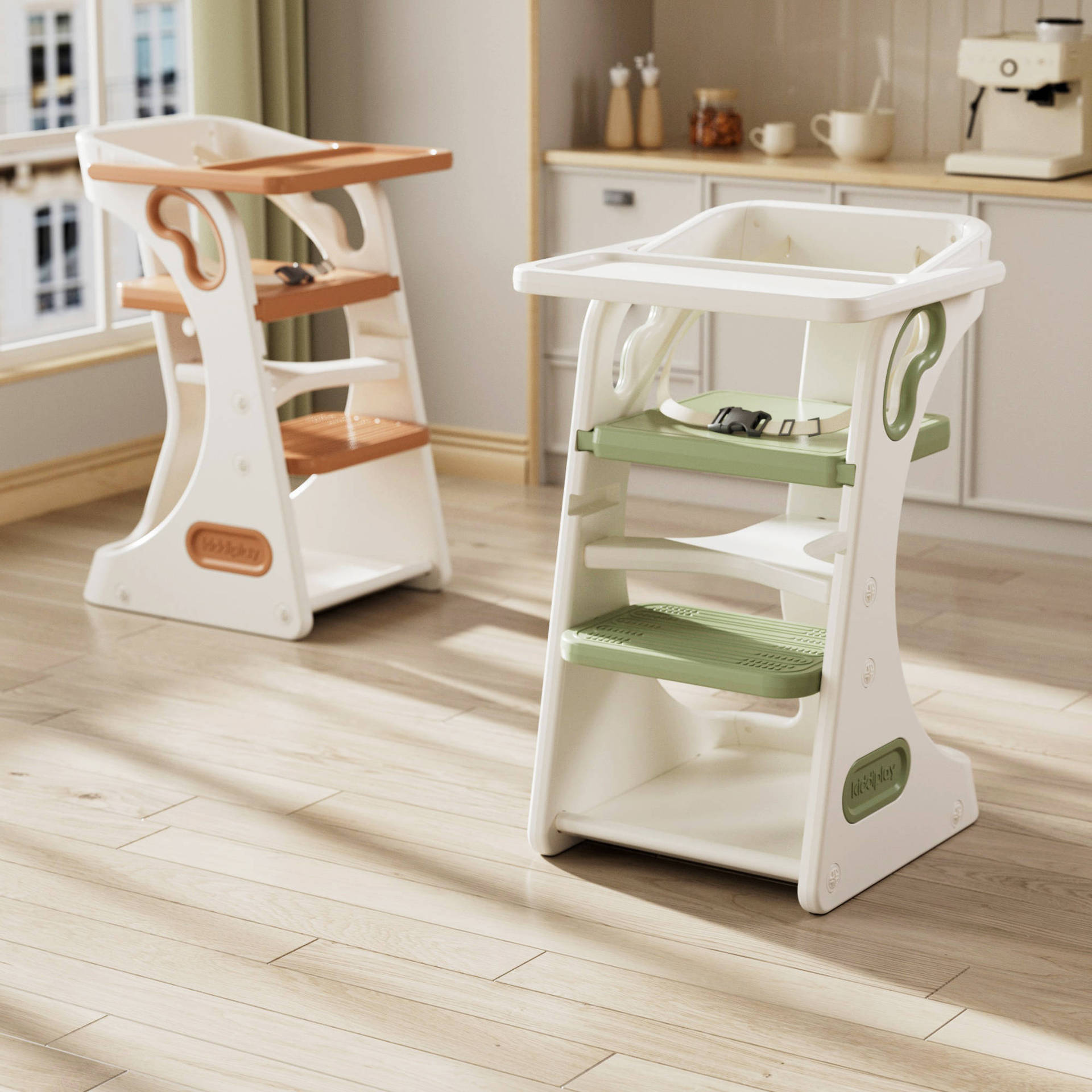 Baby Dining Table and Chairs, Baby Eating and Learning to Sit, Dining Chair, Children's Learning Chair, Home Painting Desk and Chair, Folding Seat