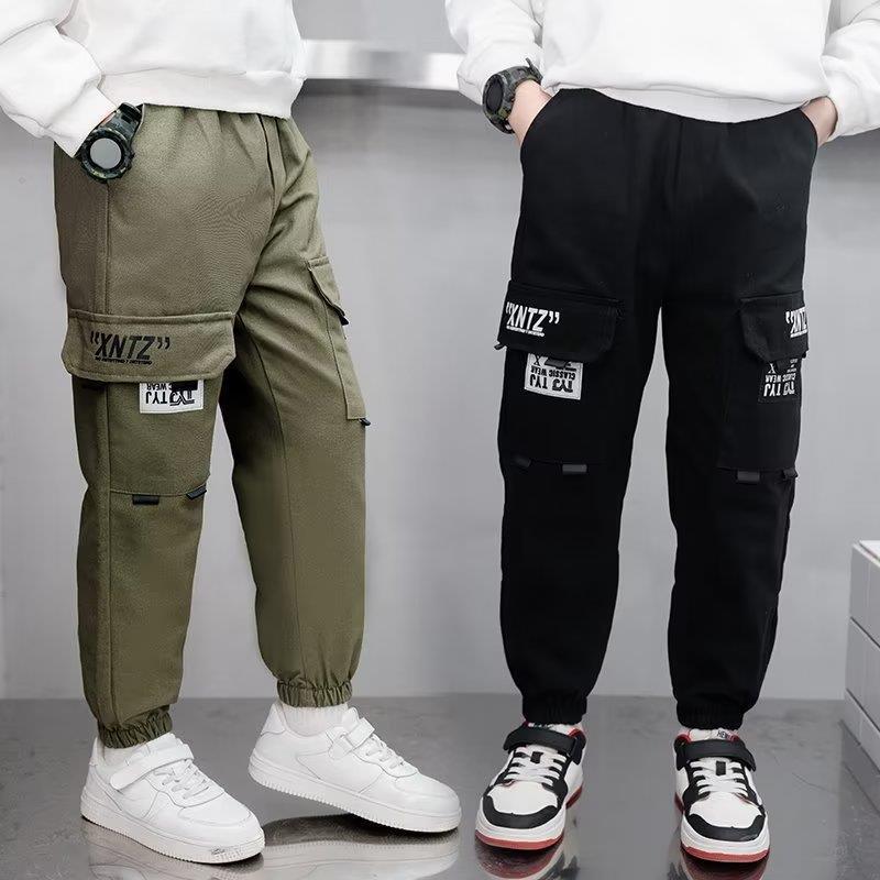 Picture of All-match trendy ankle-length pants ankle-tied pants elegant Japanese style fashionable fashionable children's clothing men's pants new autumn
