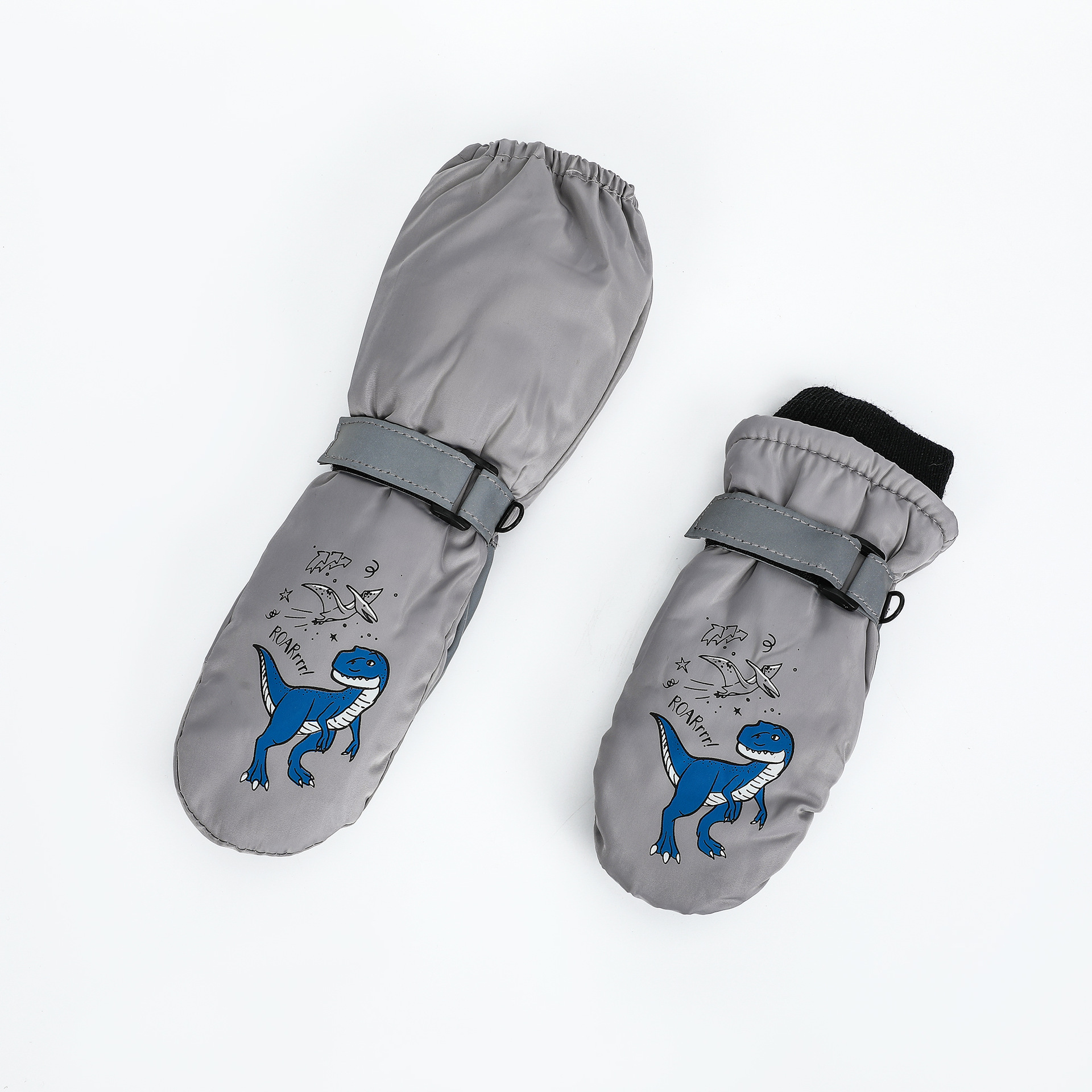 Picture of Carefully Selected Cartoon Printed Mittens Kidsren's Warm Gloves 2-6 Years Old Winter Outdoor Sports Windproof Ski Gloves