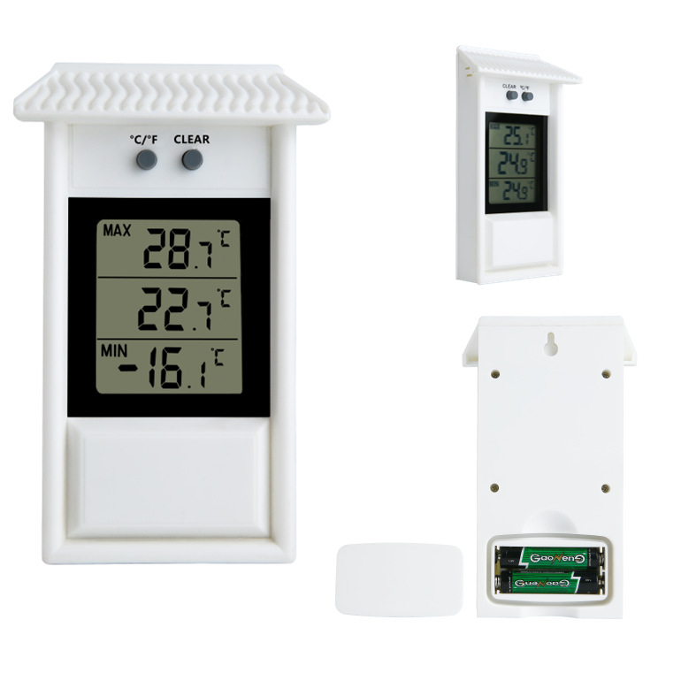 Picture of Outdoor Thermometer Window Garden Special Thermometer Indoor Temperature Measurement Memory