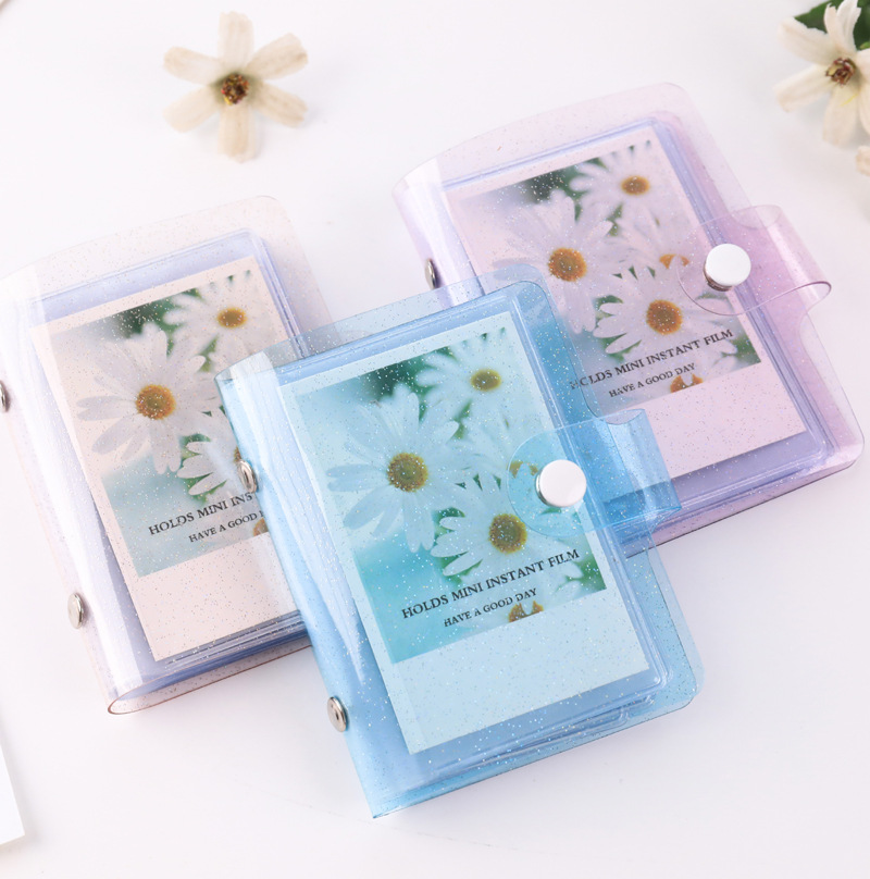 Wholesale supply Mini small sequins mini Polaroid photo album card bag 3 inch photo album