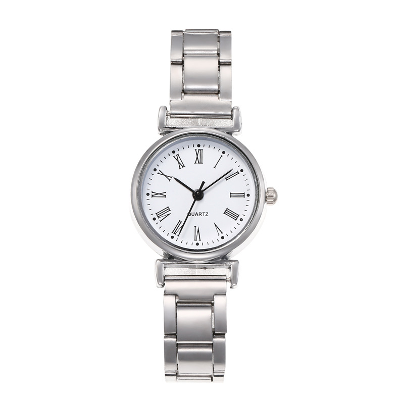 Korean Style Trendy Small Dial Versatile Artistic Student Women's Watch Sweet and Fresh Iron Strap Elegant Wristwatch Simple and Fashionable