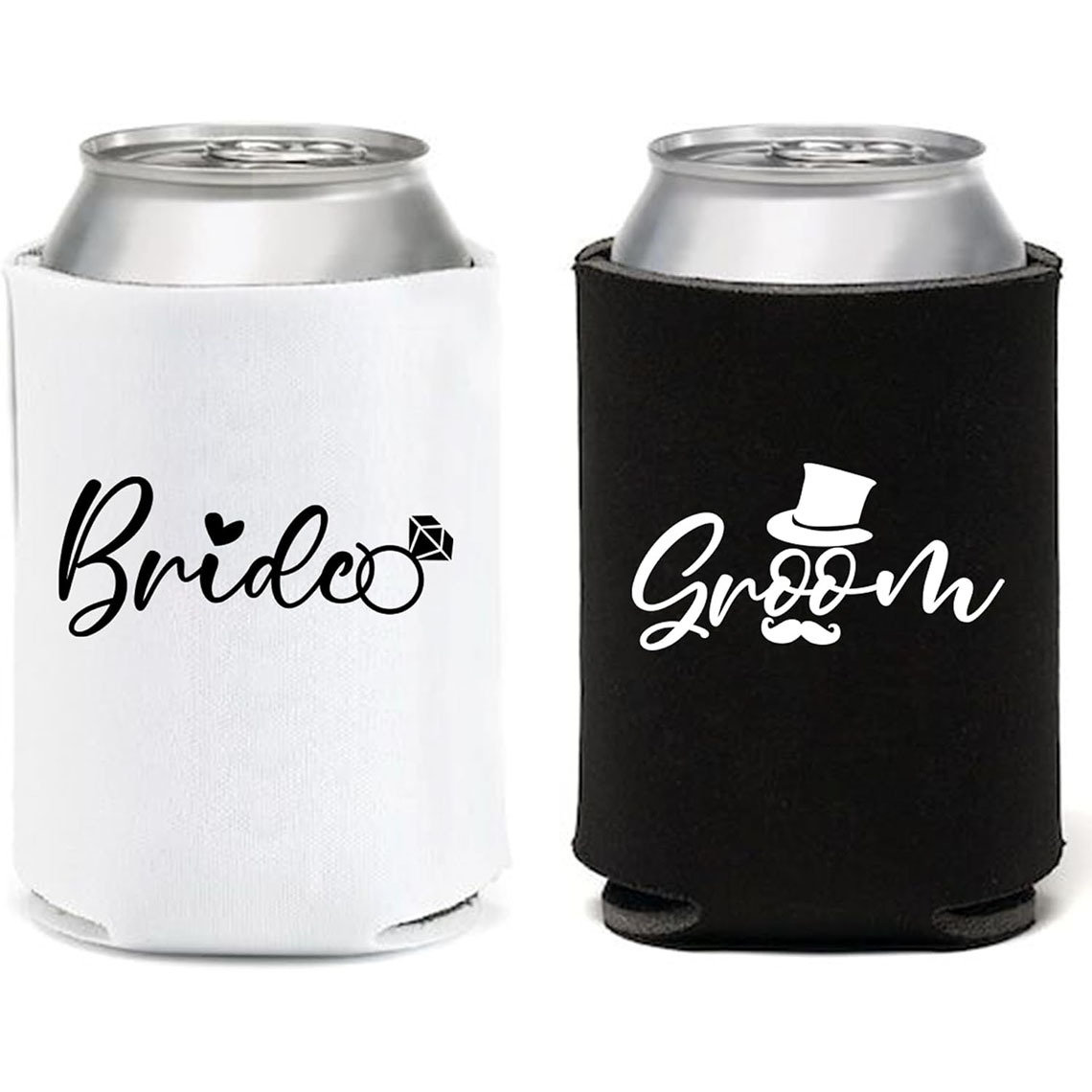 Cross-border black and white Halloween bride and groom diving cup set bride and groom wedding bachelor party