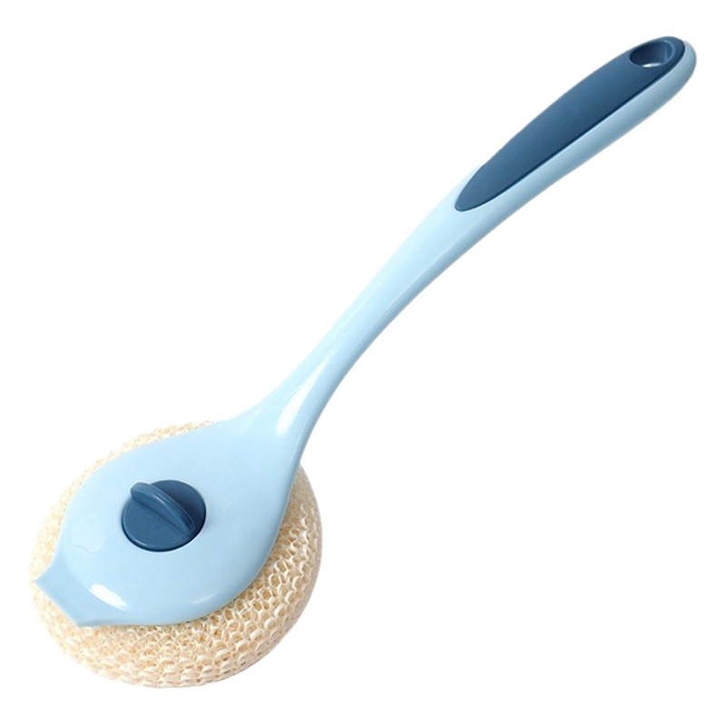 Nano brush pot artifact pot brush does not hurt pot brush bowl washing pot washing brush cleaning steel ball long handle kitchen household