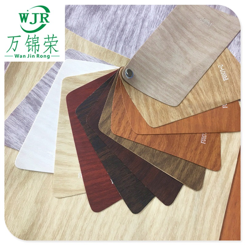wood grain imitation leather pvc mesh cloth bottom luggage furniture home decoration wood leather fabric pvc