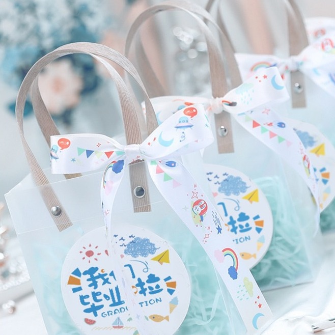 Kindergarten Graduation Party Souvenir Portable Gift Bag Holiday Gift Bag Baked Dessert Packaging Bag