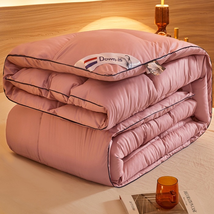 Picture of New fiber quilt thickened warm gift quilt spring and autumn quilt feather silk quilt winter quilt thick quilt core group purchase cross-border wholesale