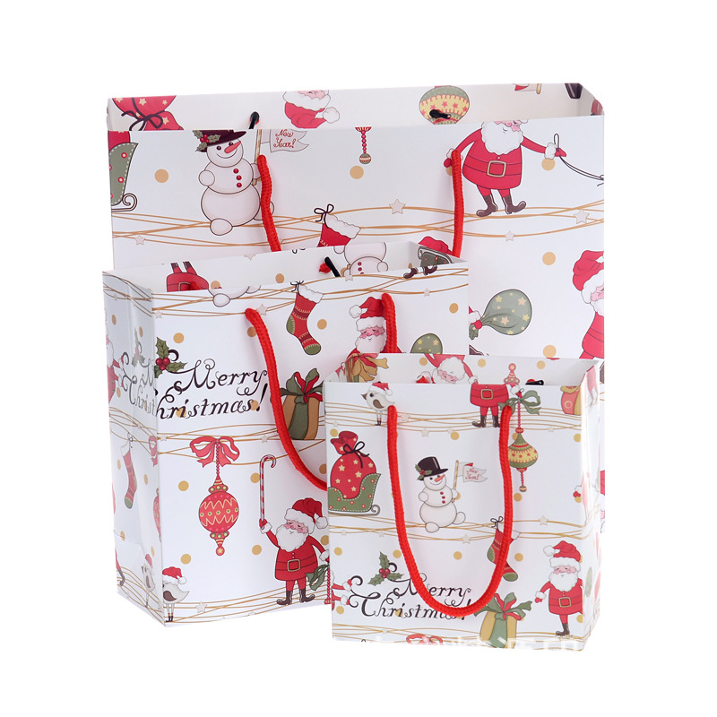 Picture of New Christmas Gift Bag Cartoon Gift Bag Christmas Candy Bag Gift Bag Gift Bag Paper Bag Cute Gift Bag