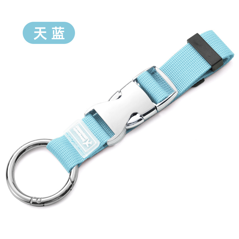 Picture of Luggage Hanging Buckle Safety Fixing Strap Backpack External Hanging Strap Packing Strap Suitcase Strapping Strap Metal Hanging Strap
