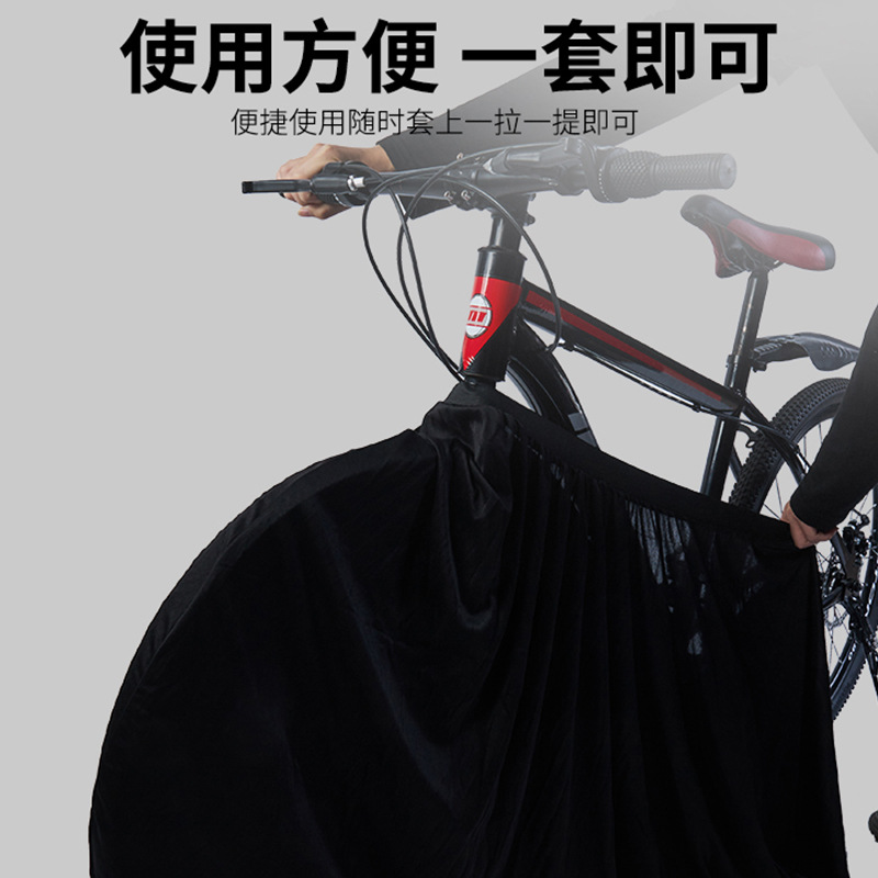 Picture of Bicycle Mountain Bike Dust Cover Protective Cover Road Bike Wheel Cover Bicycle Clothing Cover Bicycle Protective Cover