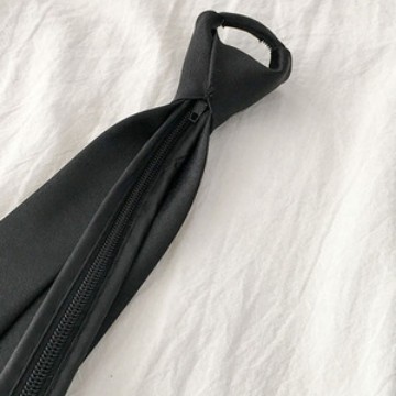 Picture of Korean style college style tie Summer 2020 new women's clothing all-match student zipper arrow type lazy bow tie fashion