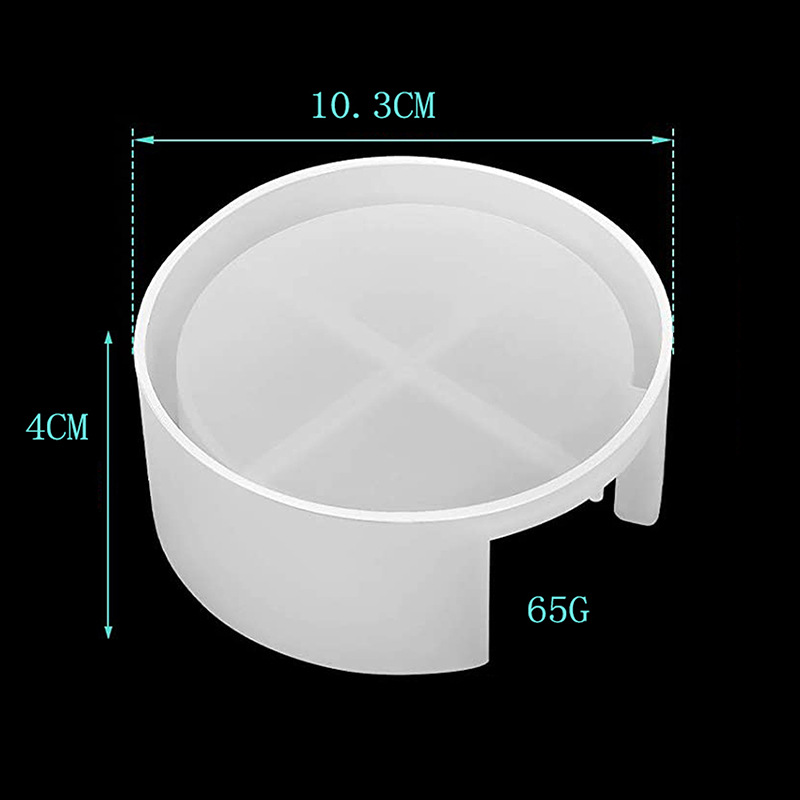 Picture of Strict selection of cross-border dedicated to drip plastic mold storage box mirror square round coasters suit handmade diy silicone