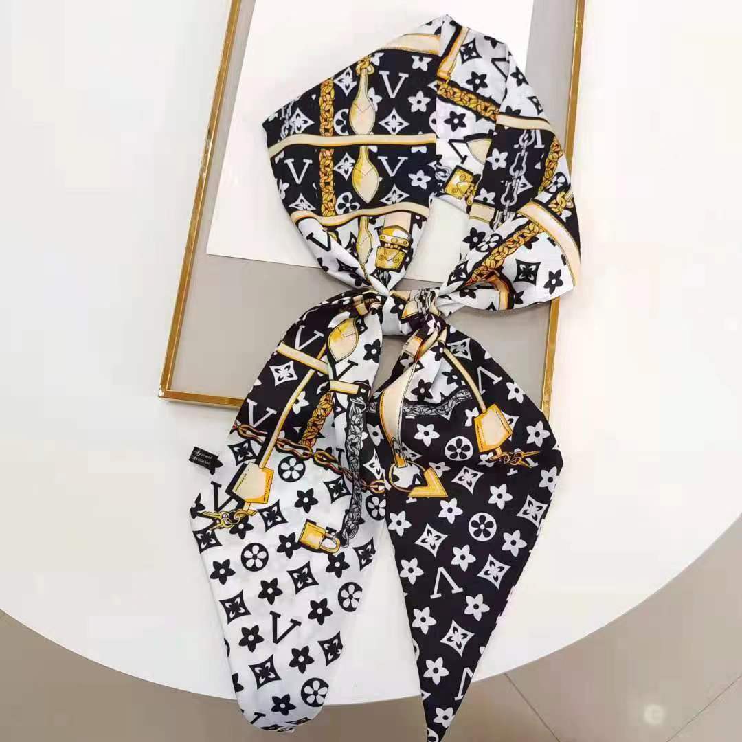 Picture of Popular Spring and Autumn Long Scarf Women's Korean Style Summer Decoration Shirt Suit Scarf Hair Belt Ribbon Scarf