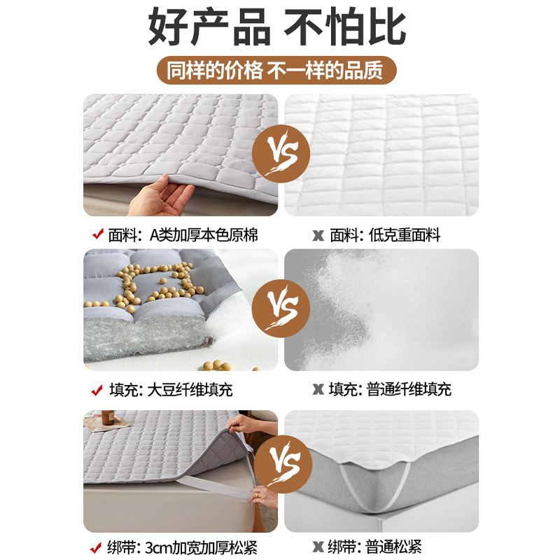 Picture of Summer Mattress Cushion Home Bedroom Cushion Mattress Protective Cushion for Students Single Mattress Hotel Protective Cushion