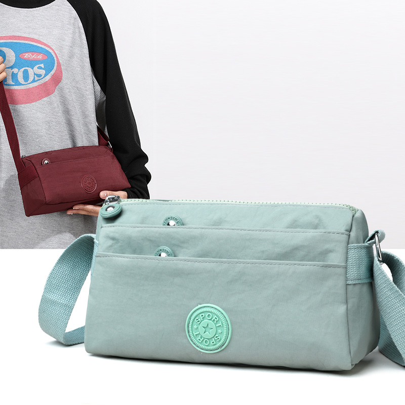 Lightweight Waterproof Washing Cloth Bag Fashionable Shopping Crossbody Bag Large Capacity Women's Shoulder Bag Casual All-match Small Square Bag
