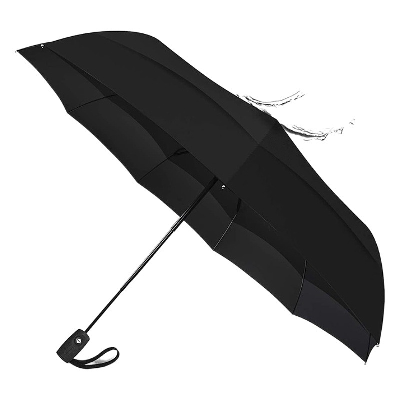 Cross-Border Amazon Best-Selling Double-Layer 70% off Umbrella Fully Automatic One-Click Opening and Closing Windproof Breathable Folding Umbrella Gift Umbrella