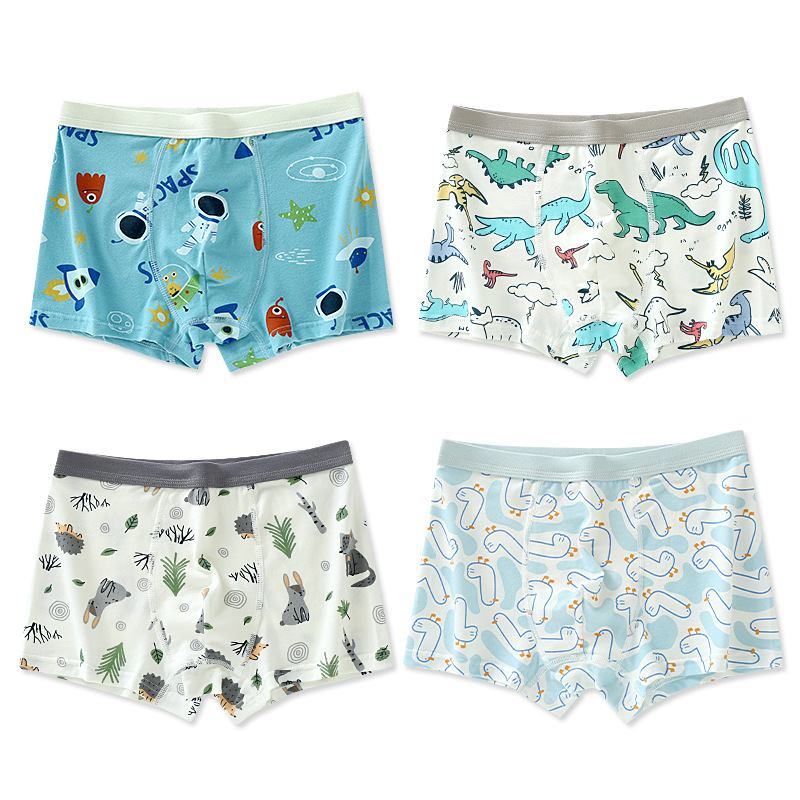 Picture of Boys' cotton underwear Class A boxers children's underwear middle and big children's boxers baby boys' shorts underwear manufacturers