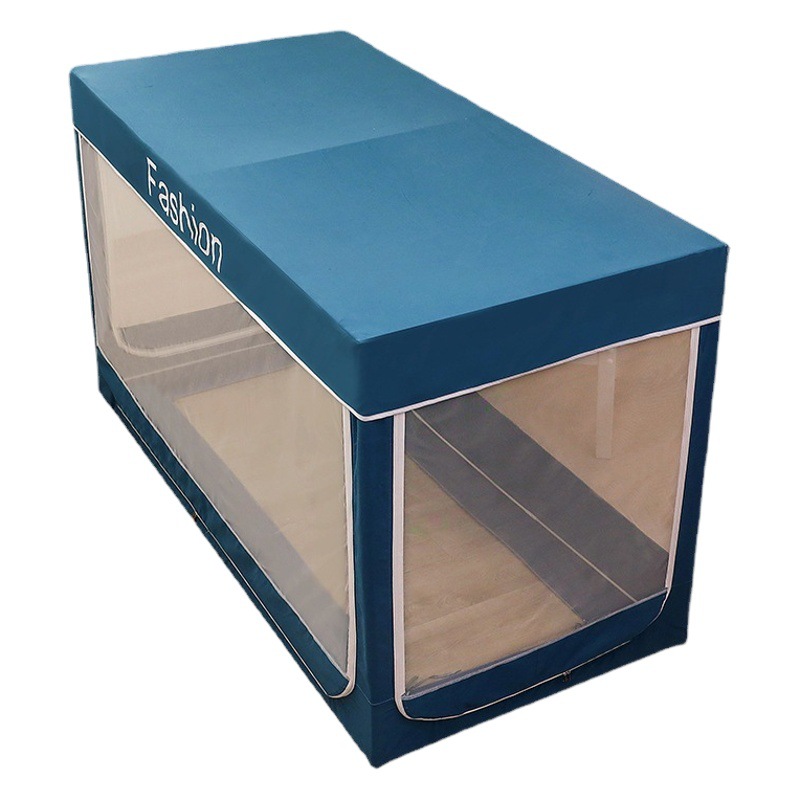2023 student upper and lower bed dormitory shading mosquito net College student dormitory shading curtain three-door mosquito net wholesale