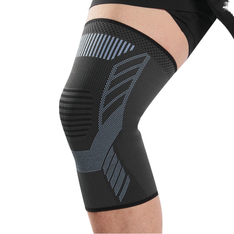 Sports Knee Pad Warm Men's Joint Protective Cover Riding Basketball Running Pressurized Breathable Knitted Knee Pad