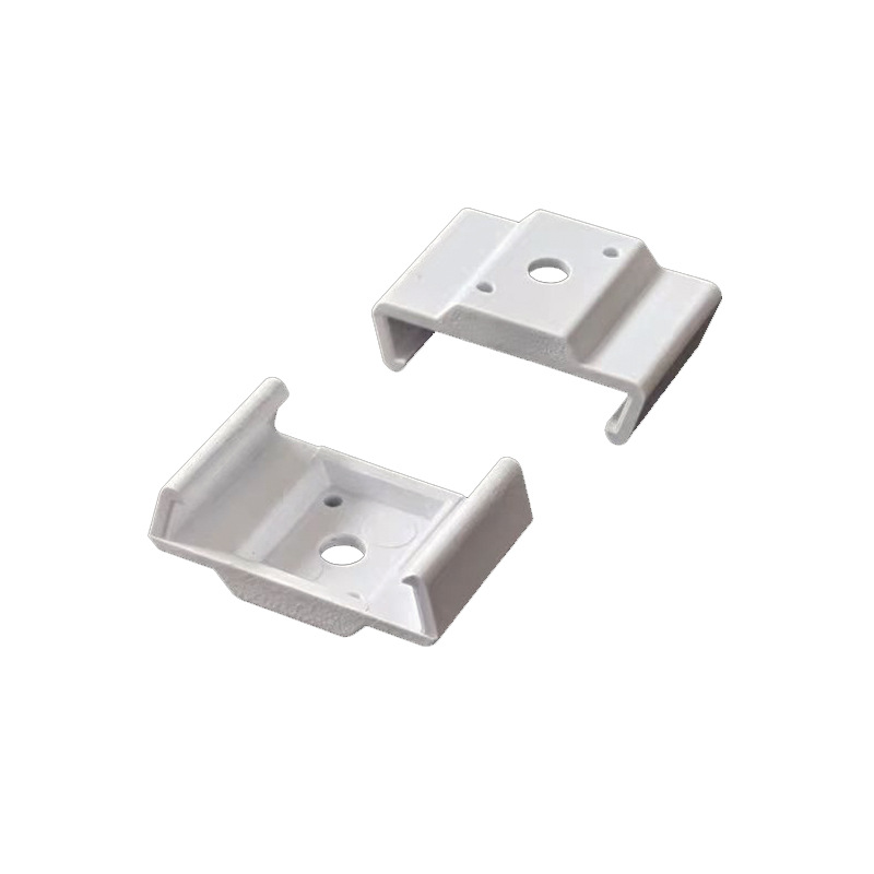Picture of T5 Bracket T8 Hanging Plate Nickel Plated White Zinc Plastic Stainless Steel Frog Lamp Holder Bracket Ground Pieces