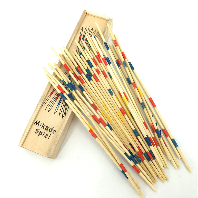 Picture of Parent-Child Interactive Game Stick Picking Stick Table Game Wooden Boxed Classic Game Stick Wooden Children's Desktop Toy