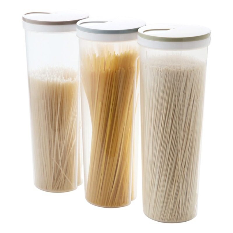 Household kitchen noodle tube multi-grain jar crisper refrigerator sealed jar noodle box sealed storage box storage bucket