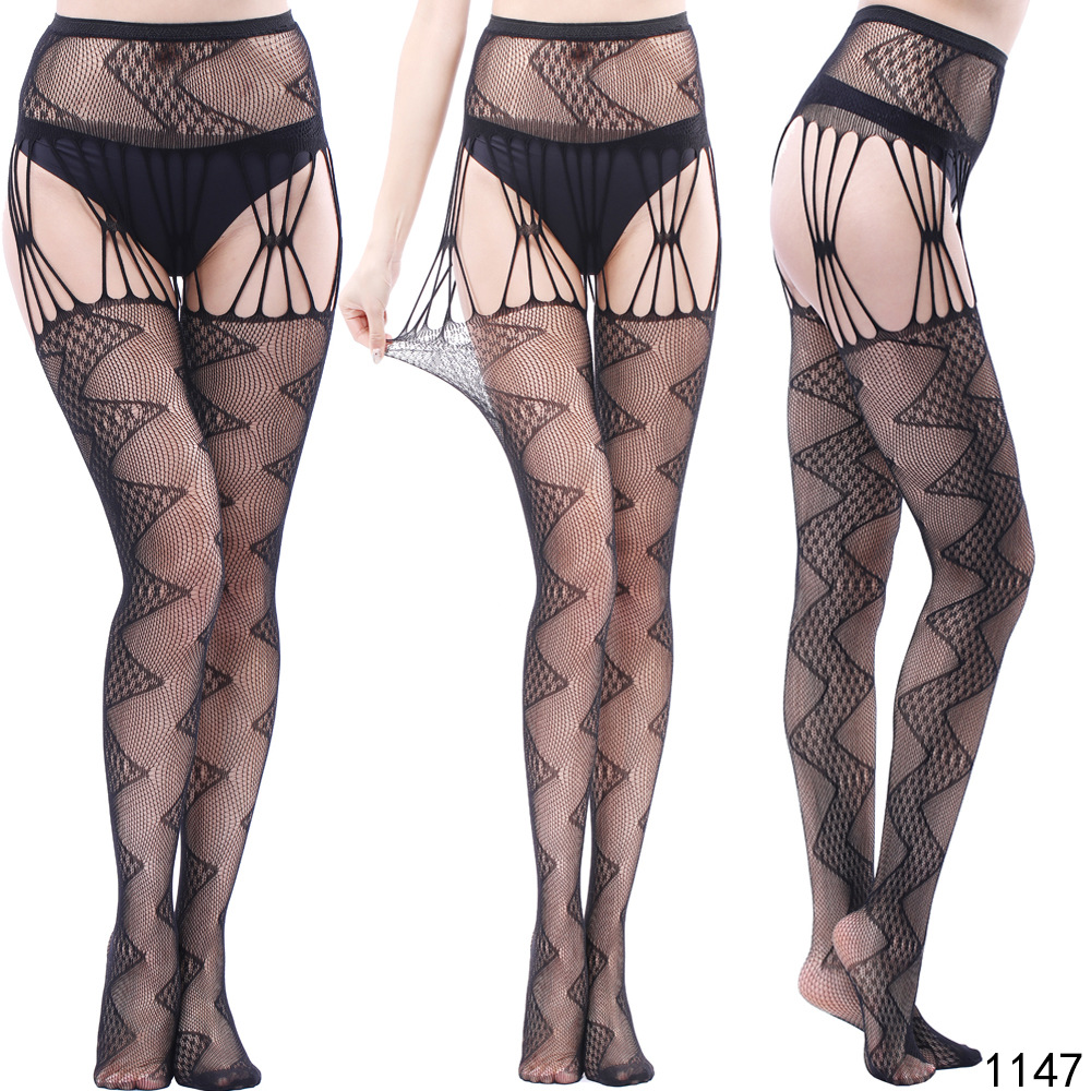 Picture of Sexy Underwear Sexy Large Size Garter Belt High-end Thickened Sexy Women's Sexy Silk Stockings Sling Belt Pantyhose