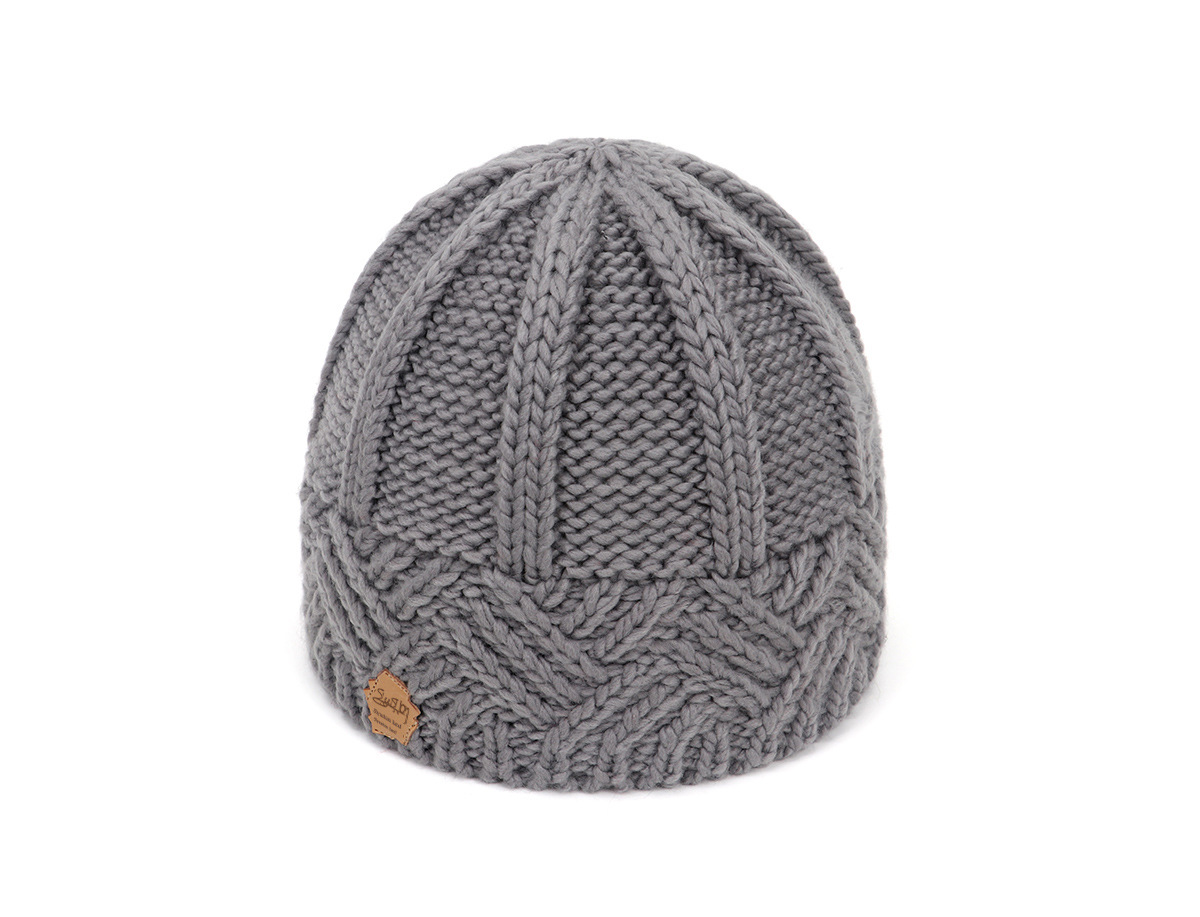 Picture of Cross-border New European and American Retro Style Diamond Plaid Thick Needle Wool Knitted Hat Men's and Women's Fashion Autumn and Winter Wool Hat
