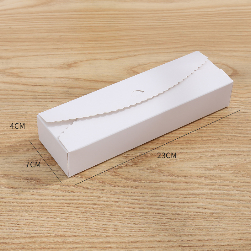 Picture of Wholesale supply cowhide strip baking carton moon cake cranberry biscuit chocolate box available in stock
