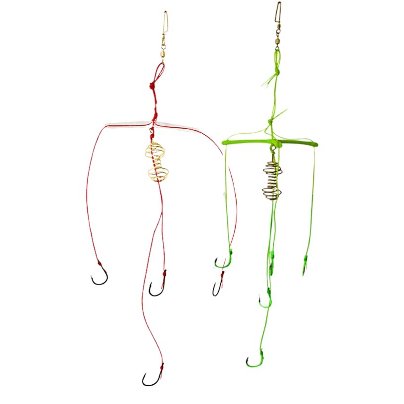 Hand Rod Silver Carp Hook flat pole hook three fork four fork balance hook Silver Carp Hook flower white carp fluorescent iseini fish hook wholesale