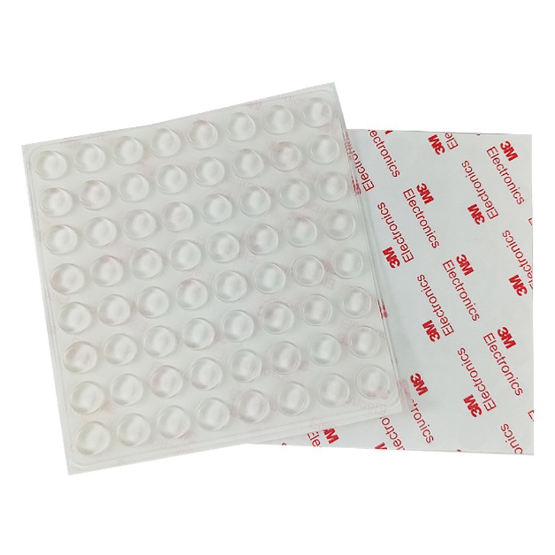 Transparent silicone anti-collision particles black silicone anti-collision particles silicone anti-collision particles hemisphere transparent silicone pad