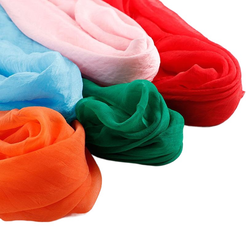 Gift Gifts, Simulated Silk Square Scarf for Women, Spring and Summer Versatile Small Scarf, Solid Color Silk Scarf, Gauze Scarf, Spot Manufacturer Wholesale
