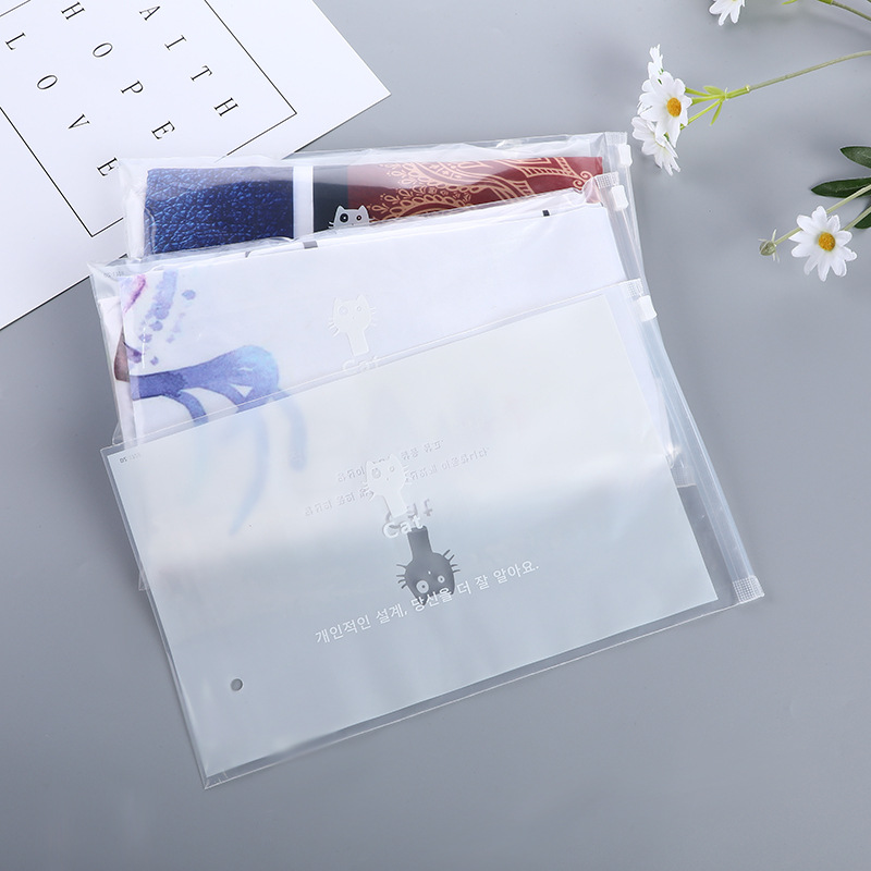 2020 new PE zipper bag waterproof moisture-proof dustproof insect-proof beautiful packaging bag clothing packaging bags Wholesale