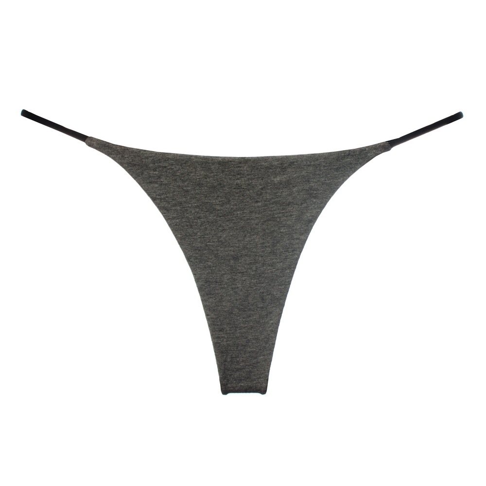 Picture of Jade Fragrant Pavilion New Version Double-Layer Thin Strap Thong Low Waist Low Waist Underwear Double-Layer Bikini Cotton Underwear for Women