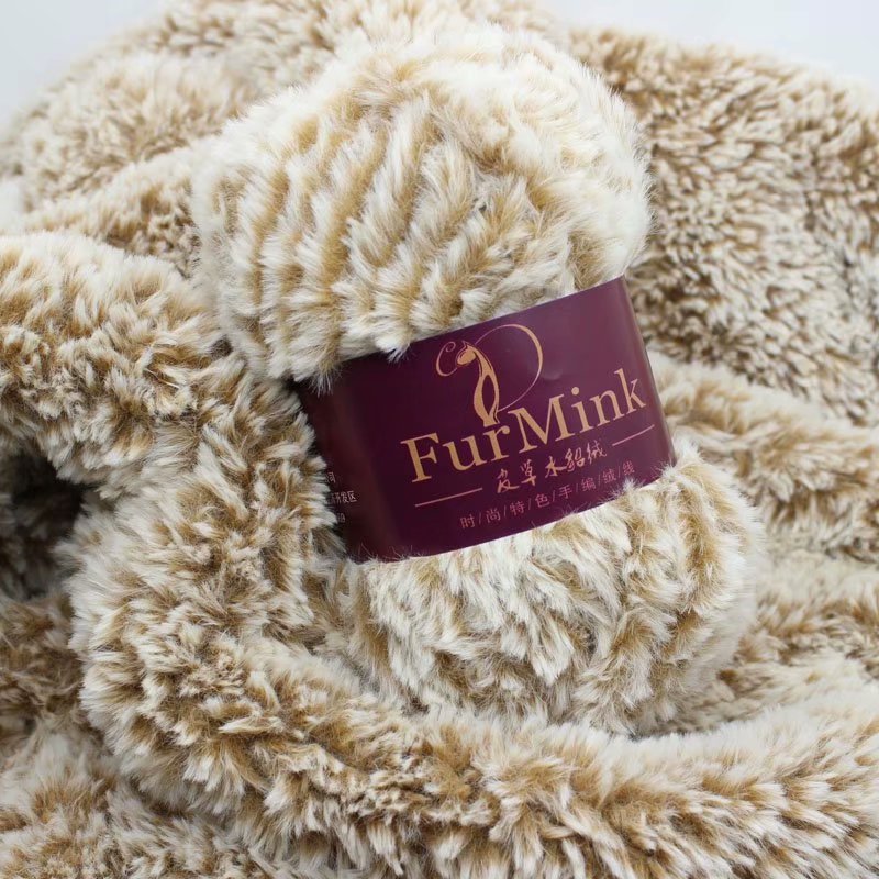 Fur Mink Fleece Fur Fleece Imitation Mink Fleece Hand Wool Needle Thick Wool Vest Shawl Scarf Coat Line