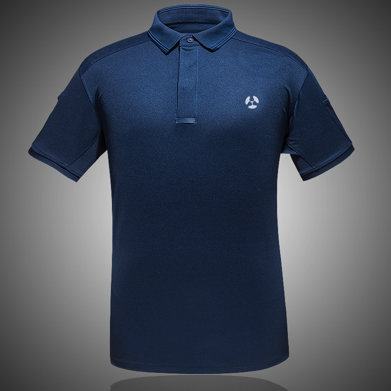 Picture of Mingpeng Outdoor Quick-drying Clothes Lapel Polo Shirt Short-sleeved Men's Sports Sweat Clothes Tactical T-shirt Physical Training Clothes