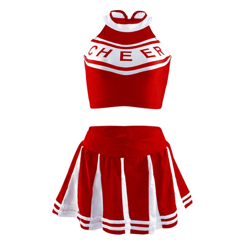 Cross-Border E-Commerce Specializes in 2024 New Sexy Uniforms Sleeveless Sexy Lingerie Jk Uniform Two-Piece Suit