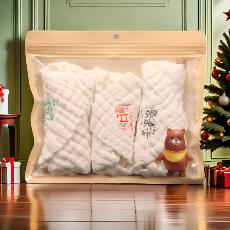 Children's clothes packaging bag underwear vest towel self-sealing bag dance pantyhose saliva towel baby clothes bag