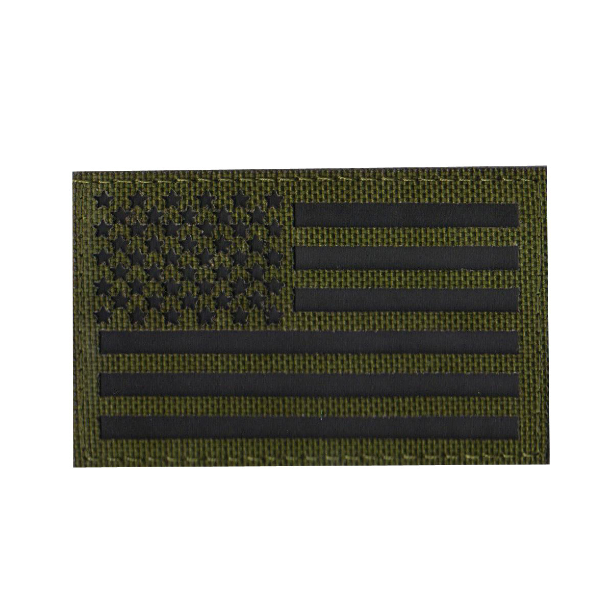 Picture of Haike Outdoor Spot Laser Cut American Ir Reflective Tactical Morale Badge Reflective Velcro Strip Flag