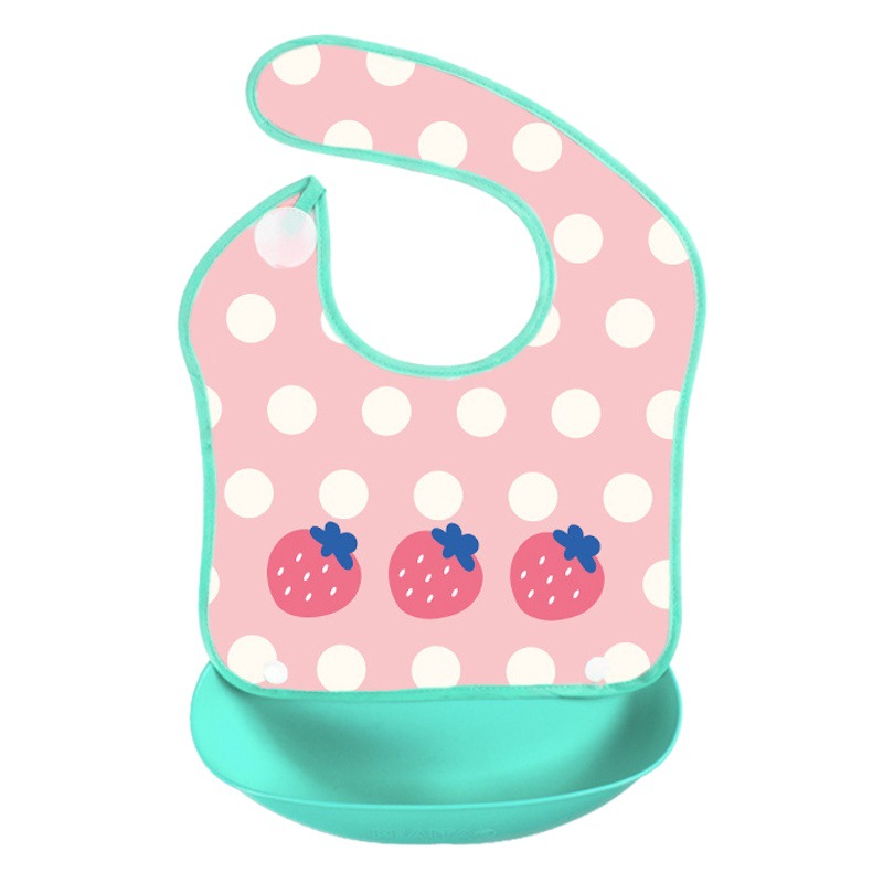 Baby's Food Pocket Removable Waterproof and Anti-fouling Food Bib Baby Food Bib Kindergarten Lunch Small Cover
