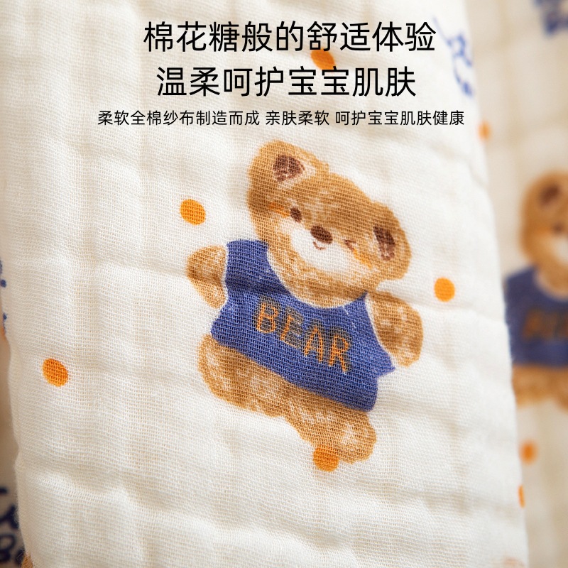 Picture of Gauze Bath Towel Cotton Enlarge Baby Blanket Children's Blanket Class A Six-layer Gauze Newborn Baby