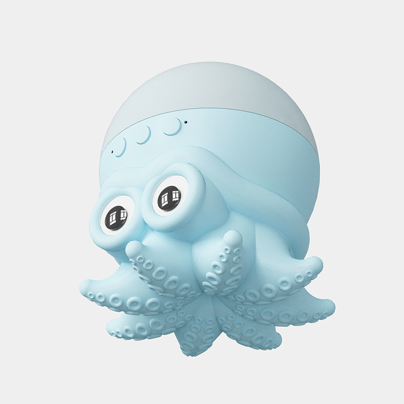 Picture of Water ripple ambient light, eco-friendly octopus underwater water ripple light, Bluetooth speaker timer with timed off, projection ambient light