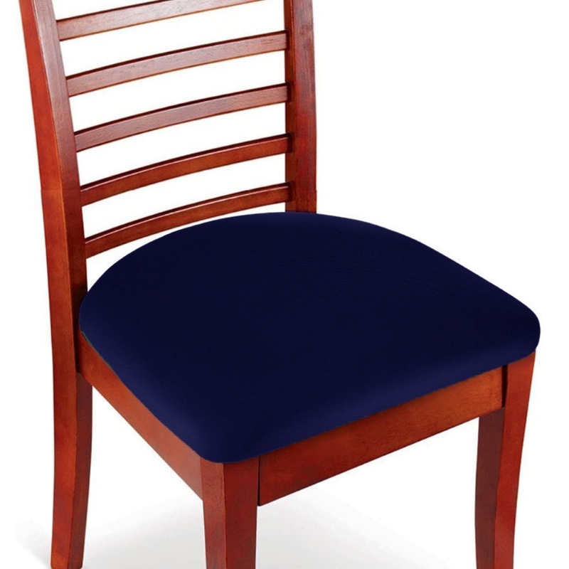 Picture of Milk Silk Modern Simple Plain Color Elastic Chair Cushion Cover Removeable and Washable Half Chair Cushion Cover