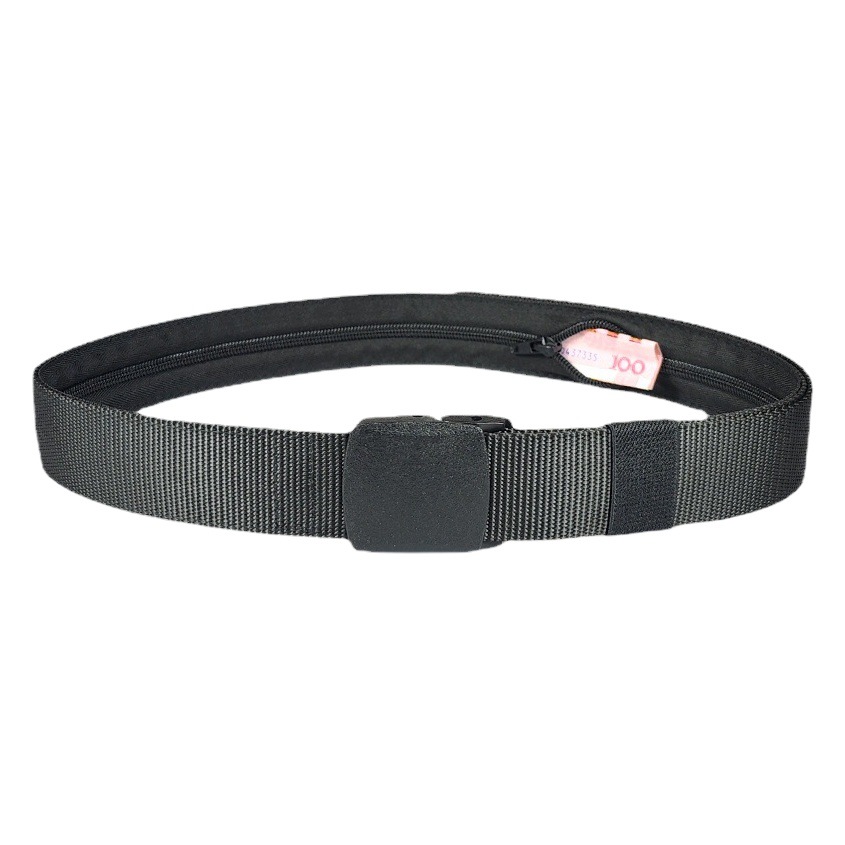 Cross-border Hot Selling Outdoor Hidden Money Belt Men and Women Tactical Belt Sports Safety Labor Protection Wallet Nylon Belt in stock