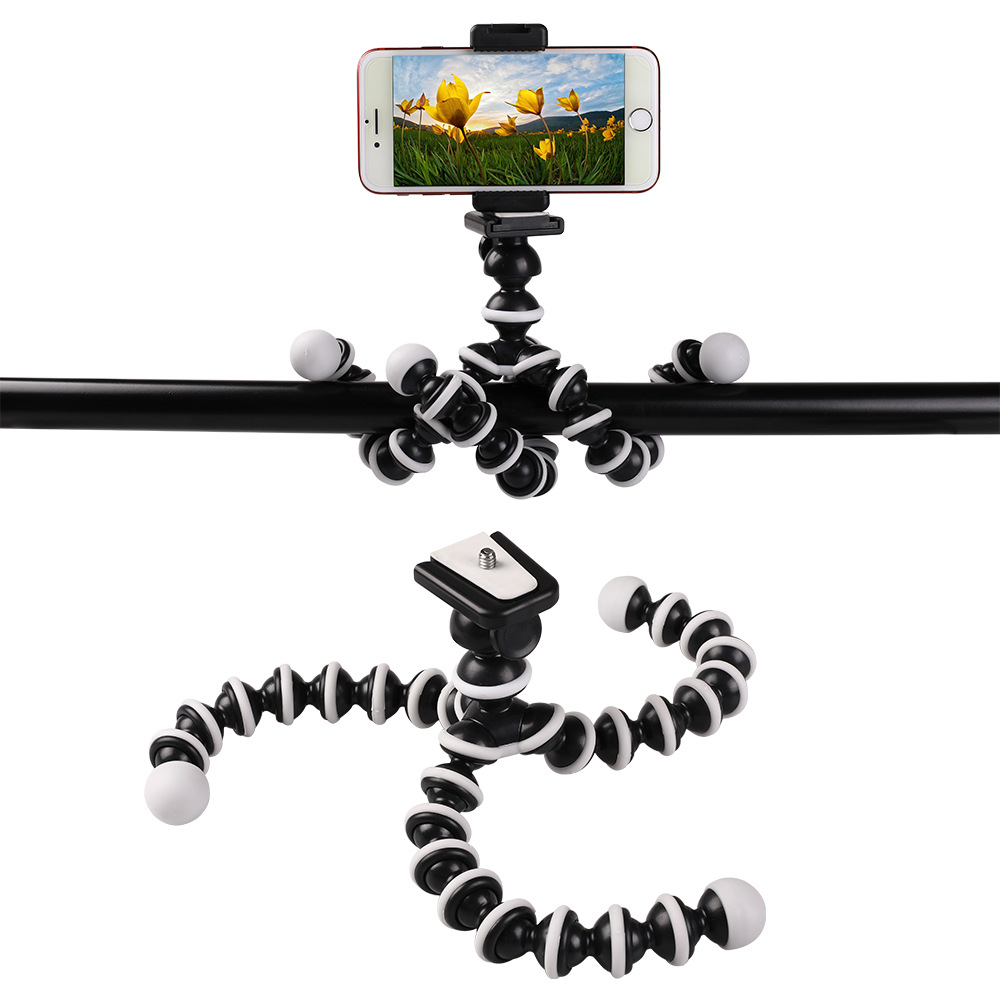 Picture of New sponge mobile phone tripod Octopus mobile phone camera universal octopus stand live folding desktop stand