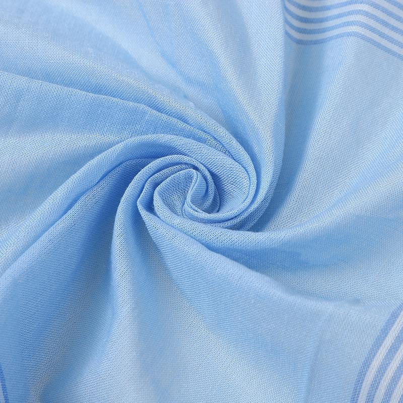 Picture of 2024 New Men's Light Color Plaid Striped Handkerchief Polyester Cotton Handkerchief Towel Pocket Towel Small Square Square Classic Handkerchief