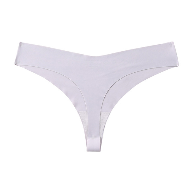 Picture of European and American Cross-border Pregnant Women's plus size Traceless Women's Underwear Class A Ice Silk Breathable Sports Low Waist Naked Briefs for Women